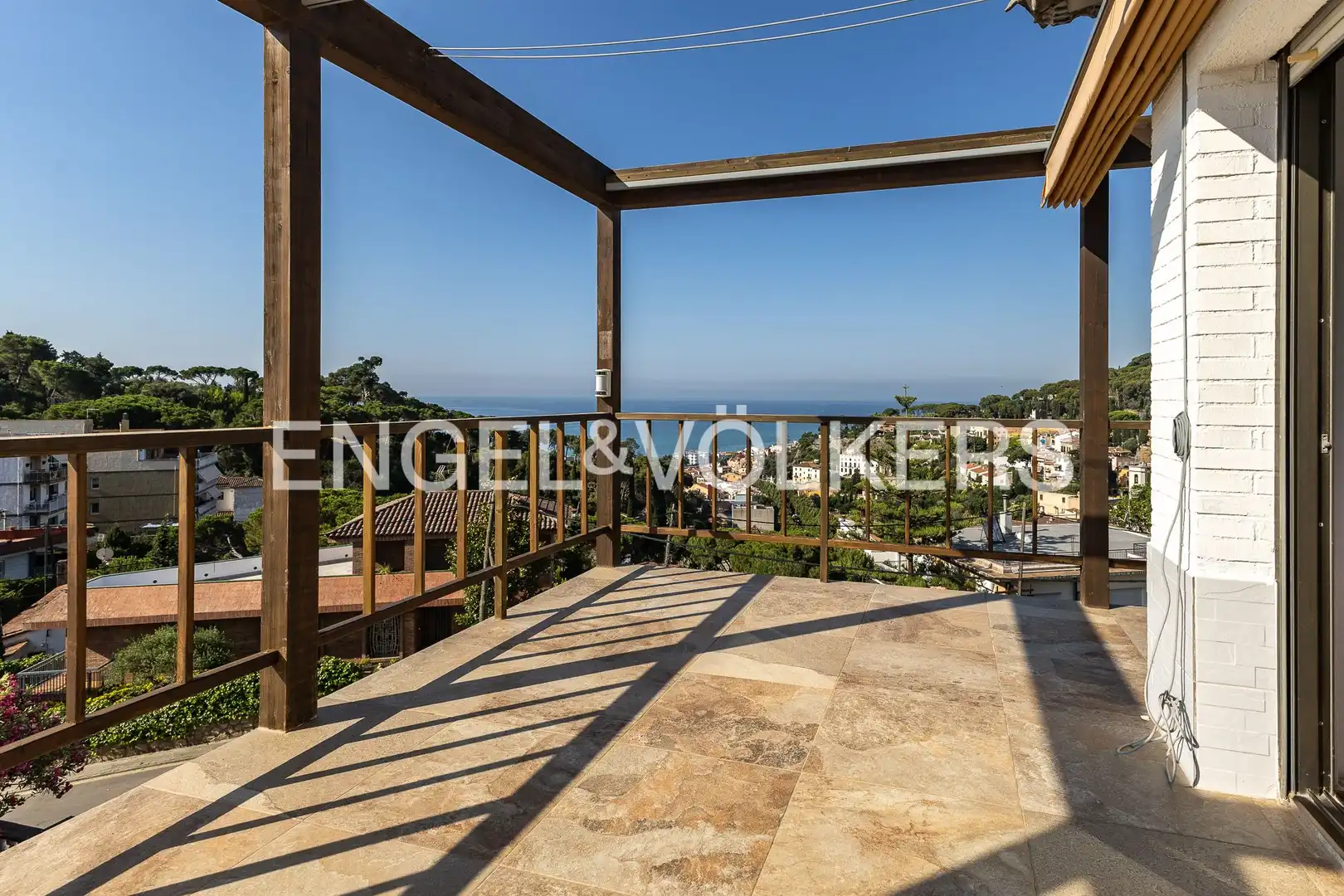 Terrace of Houses for rent in Caldes d'Estrac  with Air Conditioner, Heating and Private garden