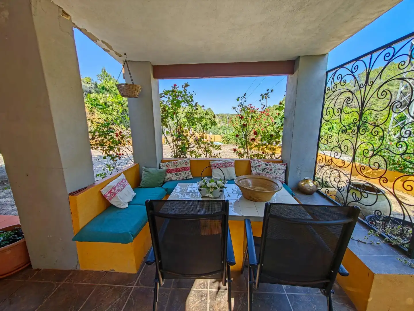 Terrace of Houses for sale in Yátova  with Private garden, Terrace and Storage room