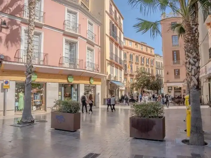Vista exterior de Piso de alquiler en Málaga con Aire acondicionado, Terraza y Amueblado
