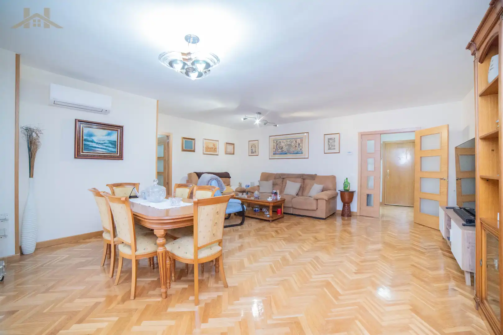 Living room of Flat for sale in Leganés  with Air Conditioner, Heating and Terrace