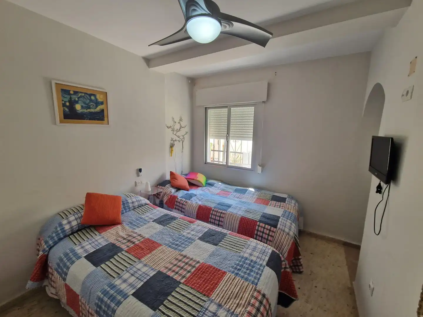 Bedroom of Houses for sale in Rincón de la Victoria  with Air Conditioner, Heating and Private garden