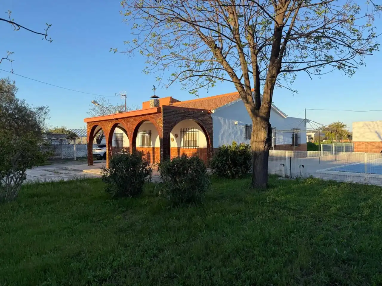 Vista exterior de Casa o chalet en venta en Carmona con Aire acondicionado, Calefacción y Jardín privado