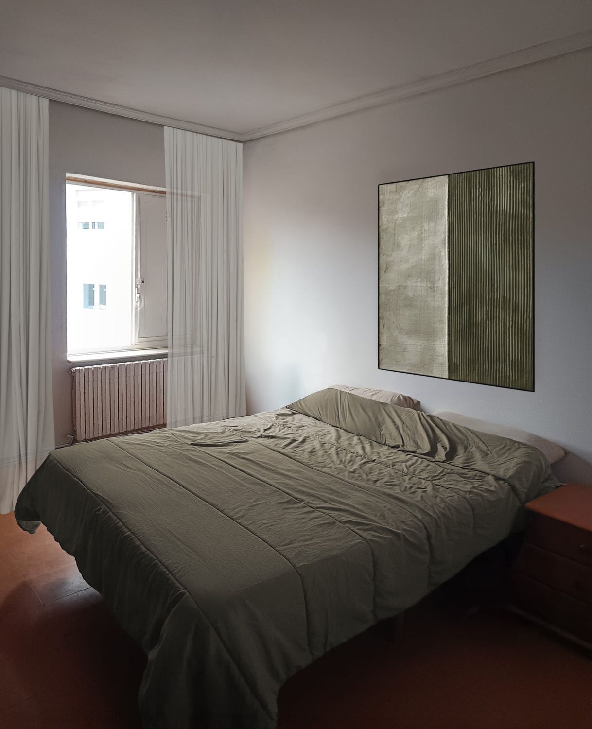 Bedroom of Flat for sale in Pontevedra Capital   with Heating, Storage room and Furnished