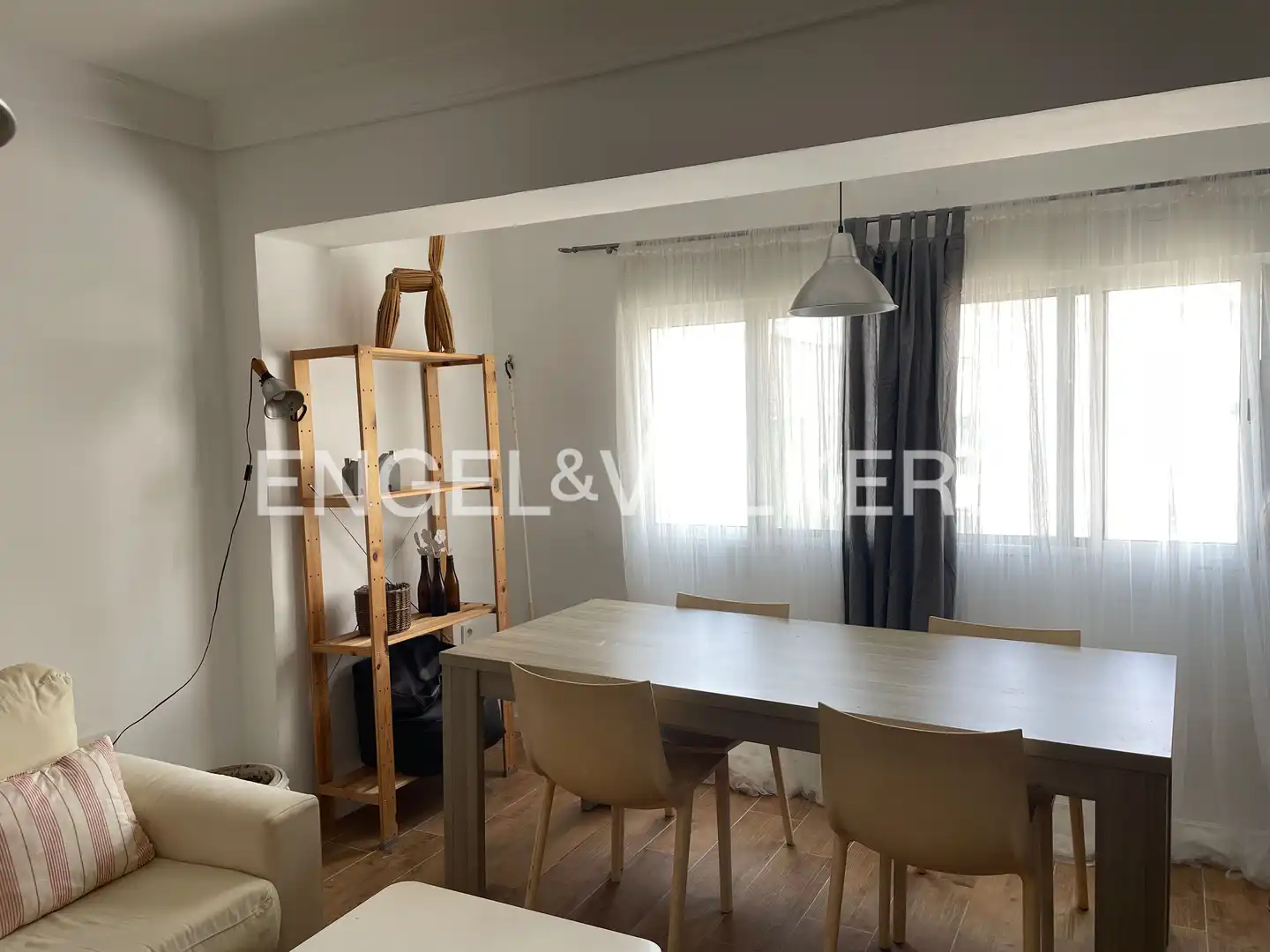 Esszimmer von Wohnung zur Miete in Valencia mit Heizung