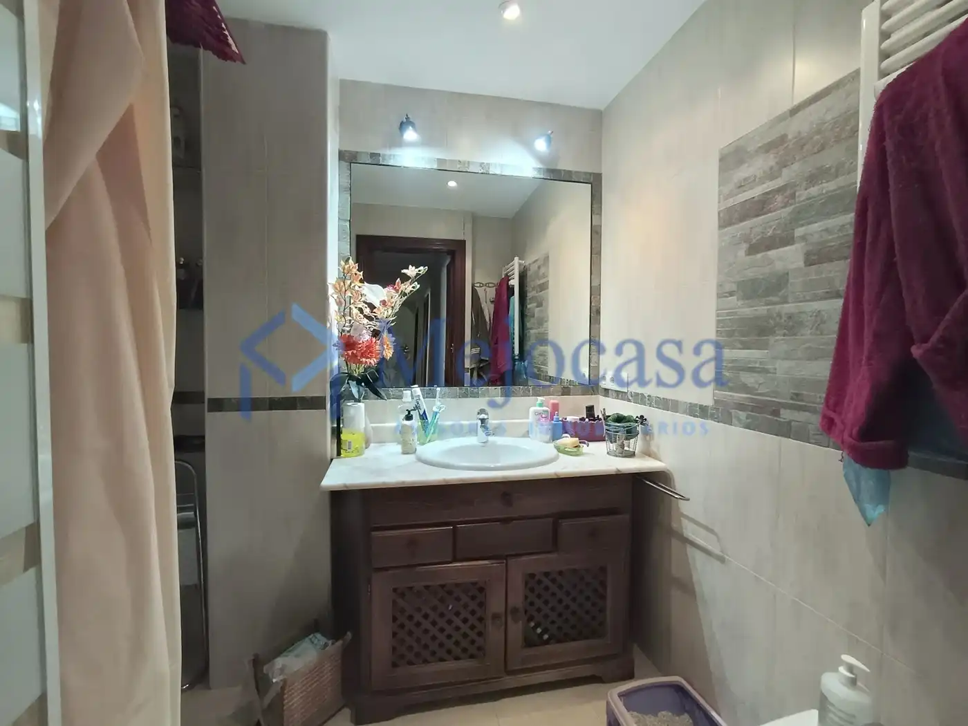 Bathroom of Flat for sale in Madrid  with Heating, Furnished and Oven