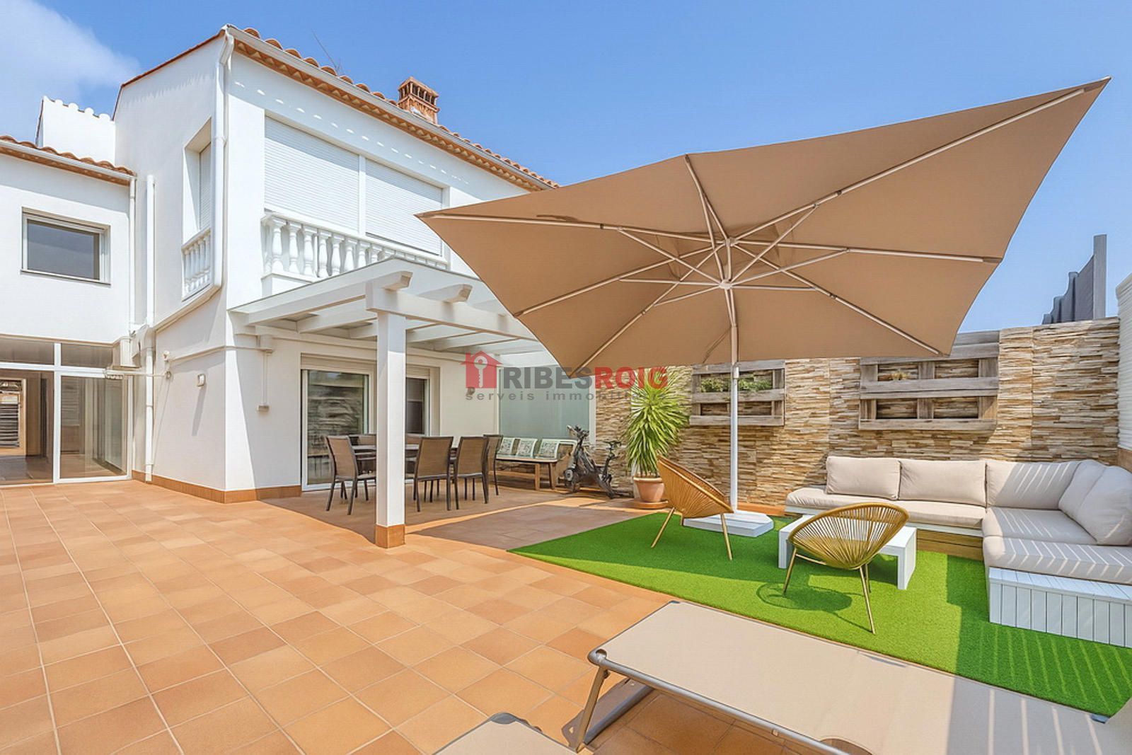 Terrace of Single-family semi-detached for sale in Sant Pere de Ribes  with Air Conditioner, Heating and Private garden