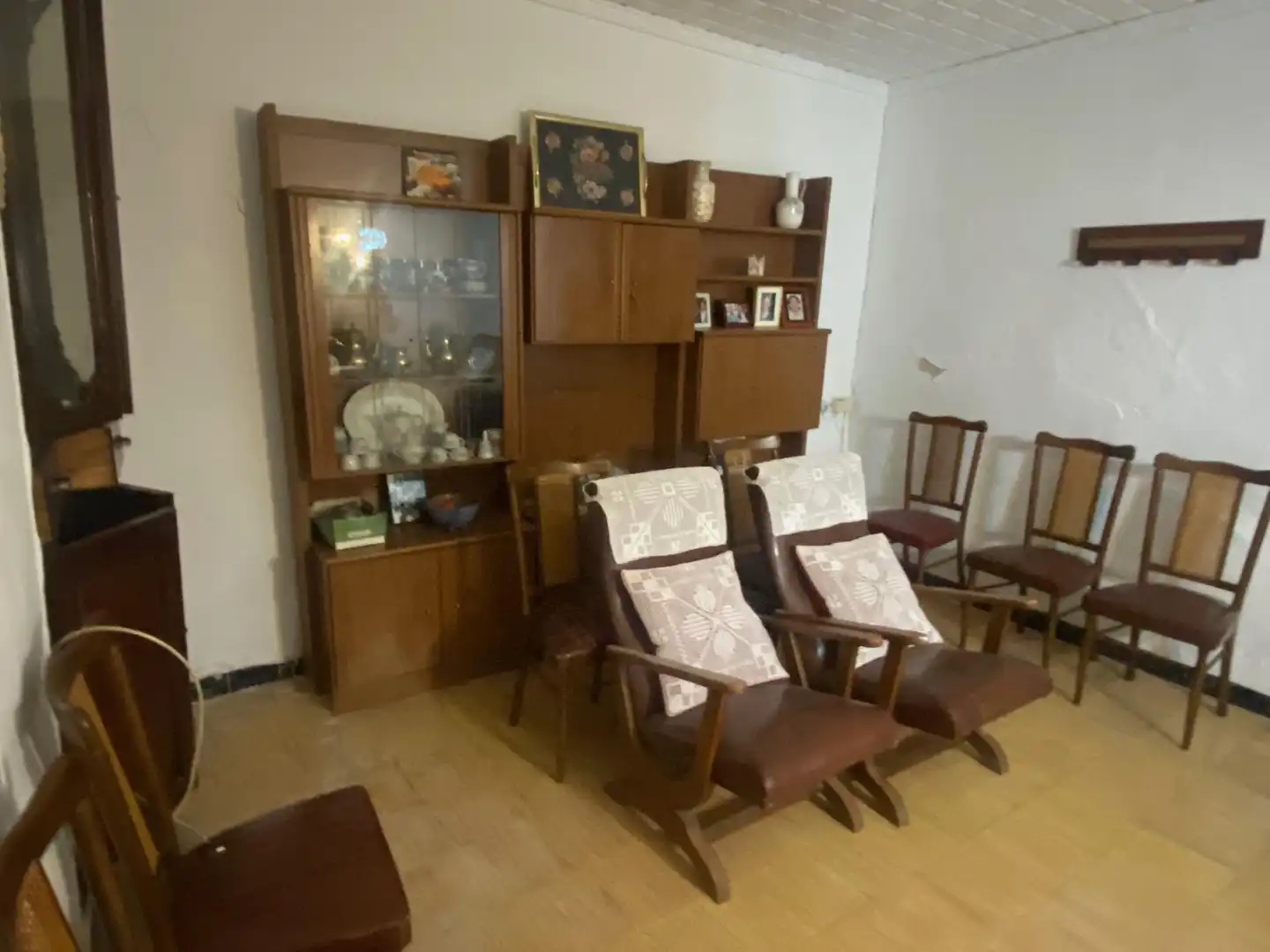 Sala de estar de Casa adosada en venta en Otos con Jardín privado, Terraza y Trastero