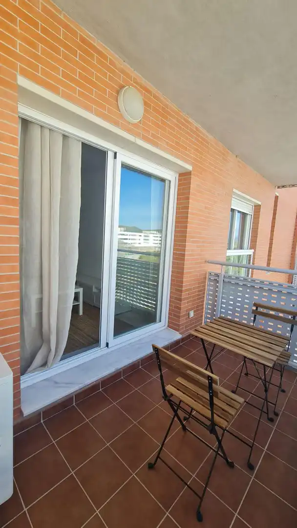 Balcony of Flat for rent in Málaga  with Air Conditioner, Heating and Terrace
