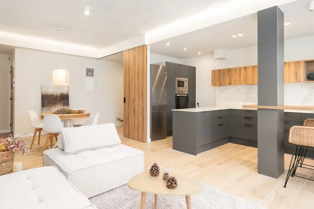 Cocina de Apartamento en venta en Barcelona con Aire acondicionado, Terraza y Amueblado