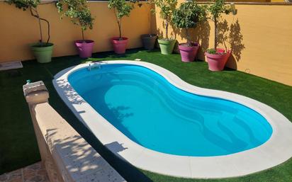 Swimming pool of House or chalet for sale in Málaga Capital  with Air Conditioner, Terrace and Storage room