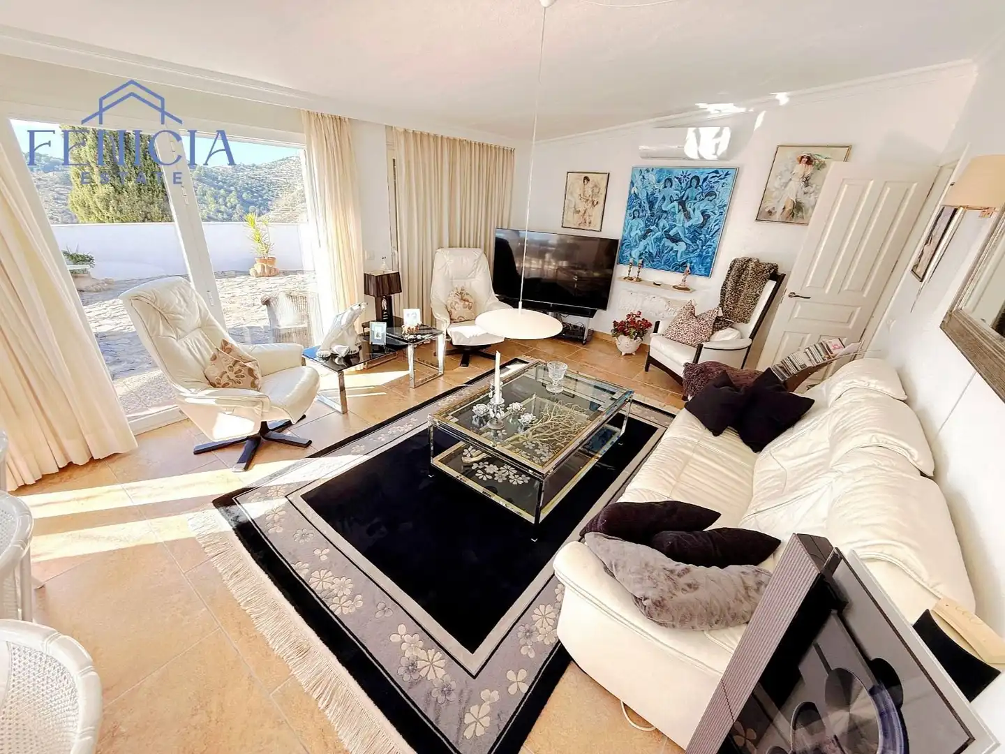 Sala de estar de Casa o chalet en venta en Almuñécar con Aire acondicionado, Calefacción y Jardín privado