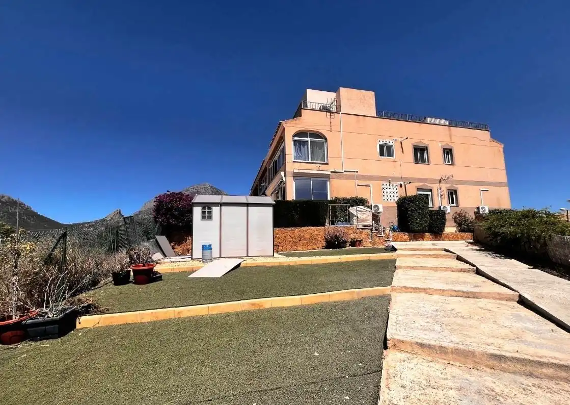 Garden of Flat for sale in La Nucia  with Air Conditioner, Private garden and Storage room