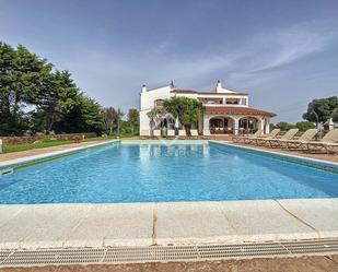 Swimming pool of Country house for sale in Ciutadella de Menorca  with Air Conditioner and Swimming Pool