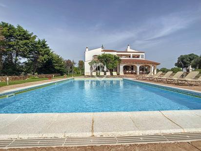 Swimming pool of Country house for sale in Ciutadella de Menorca  with Air Conditioner, Heating and Private garden