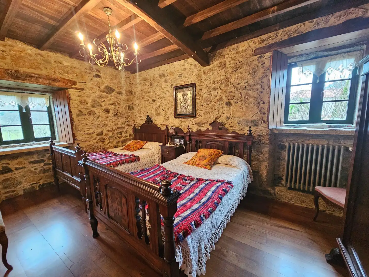 Habitación de Casa o chalet en venta en Melide con Calefacción, Jardín privado y Terraza