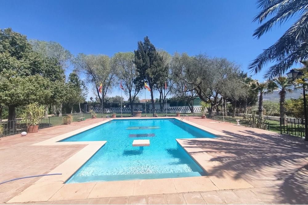 Swimming pool of Country house for sale in Antequera  with Private garden, Terrace and Alarm