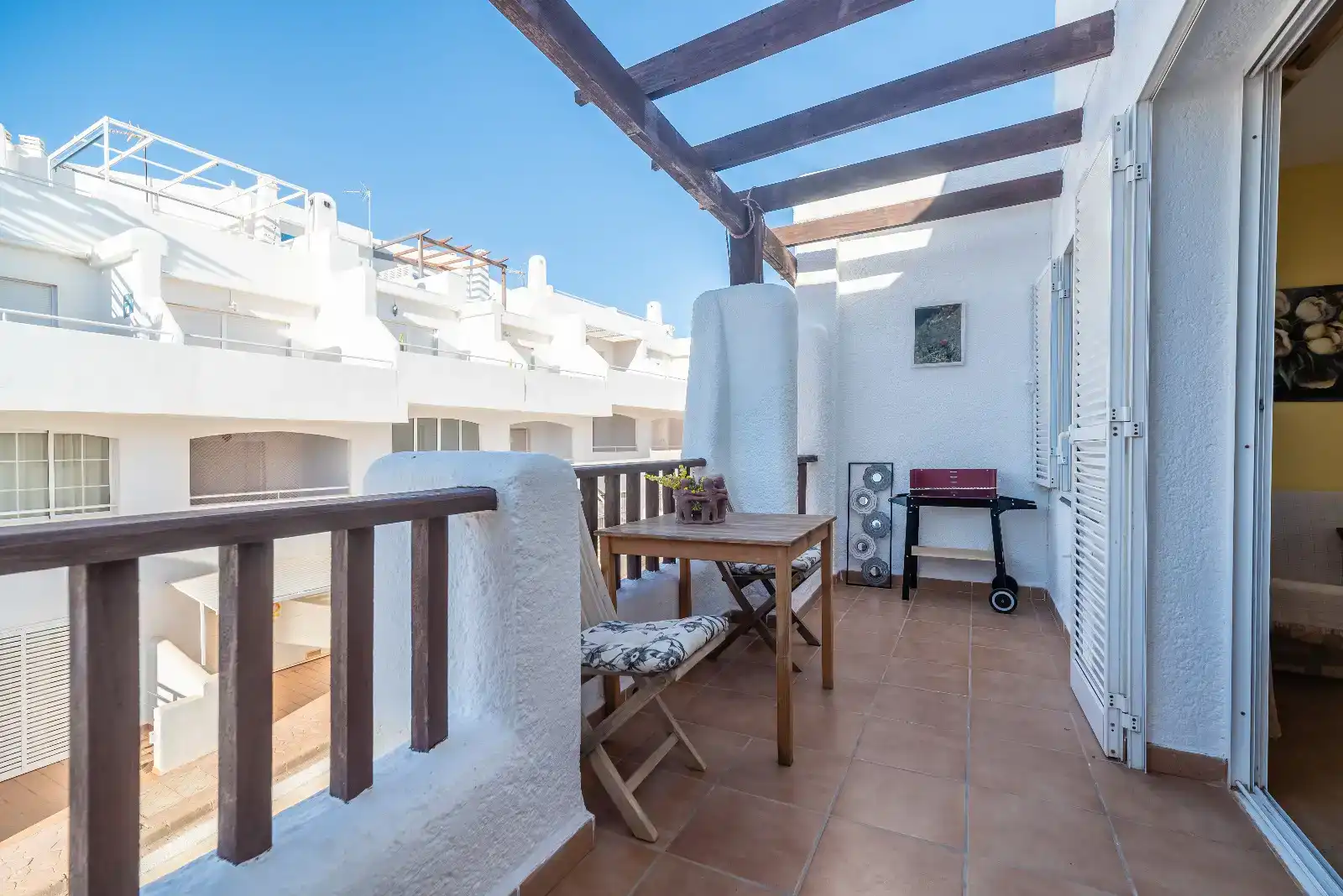 Terrasse von Wohnung zur Miete in Níjar mit Klimaanlage, Privatgarten und Möbliert
