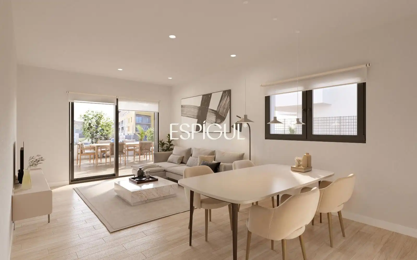 Living room of Flat for sale in Vilablareix  with Air Conditioner, Heating and Terrace