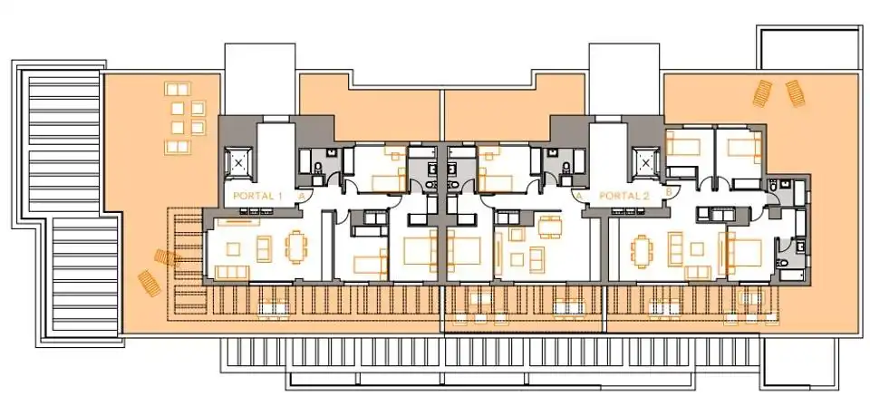 Apartament amb piscina en venda a El Faro de Calaburra - Chaparral, imagen 14