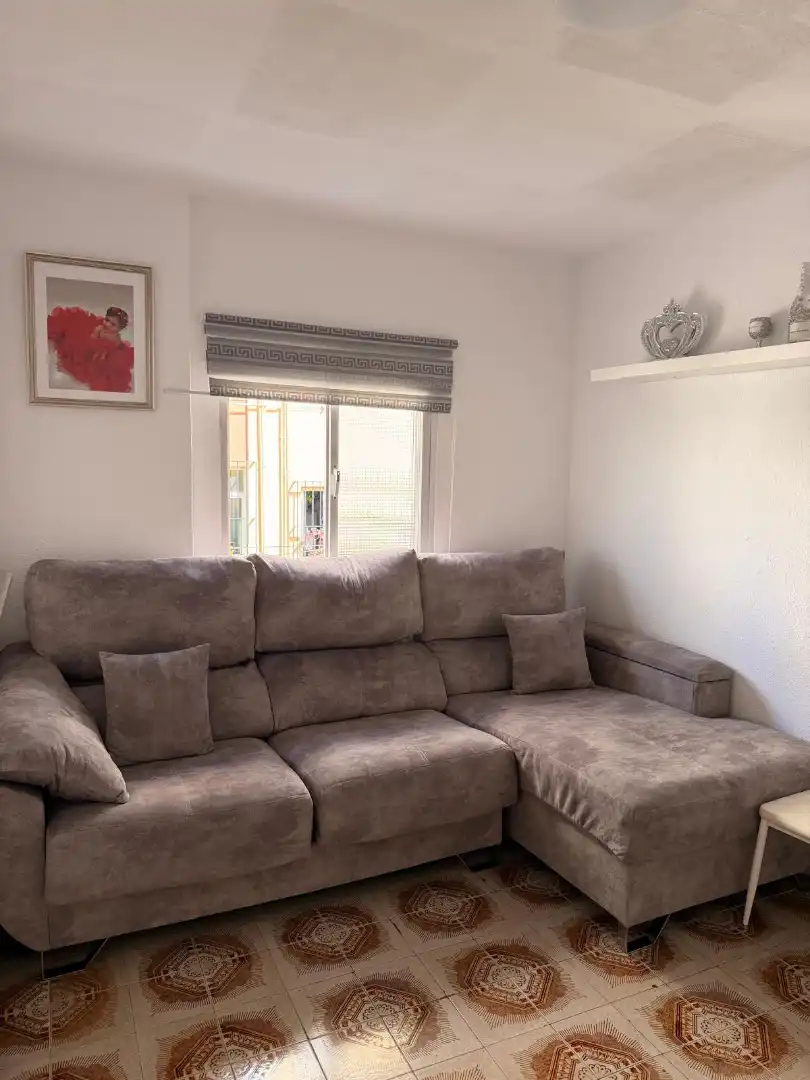 Sala de estar de Piso en venta en Málaga