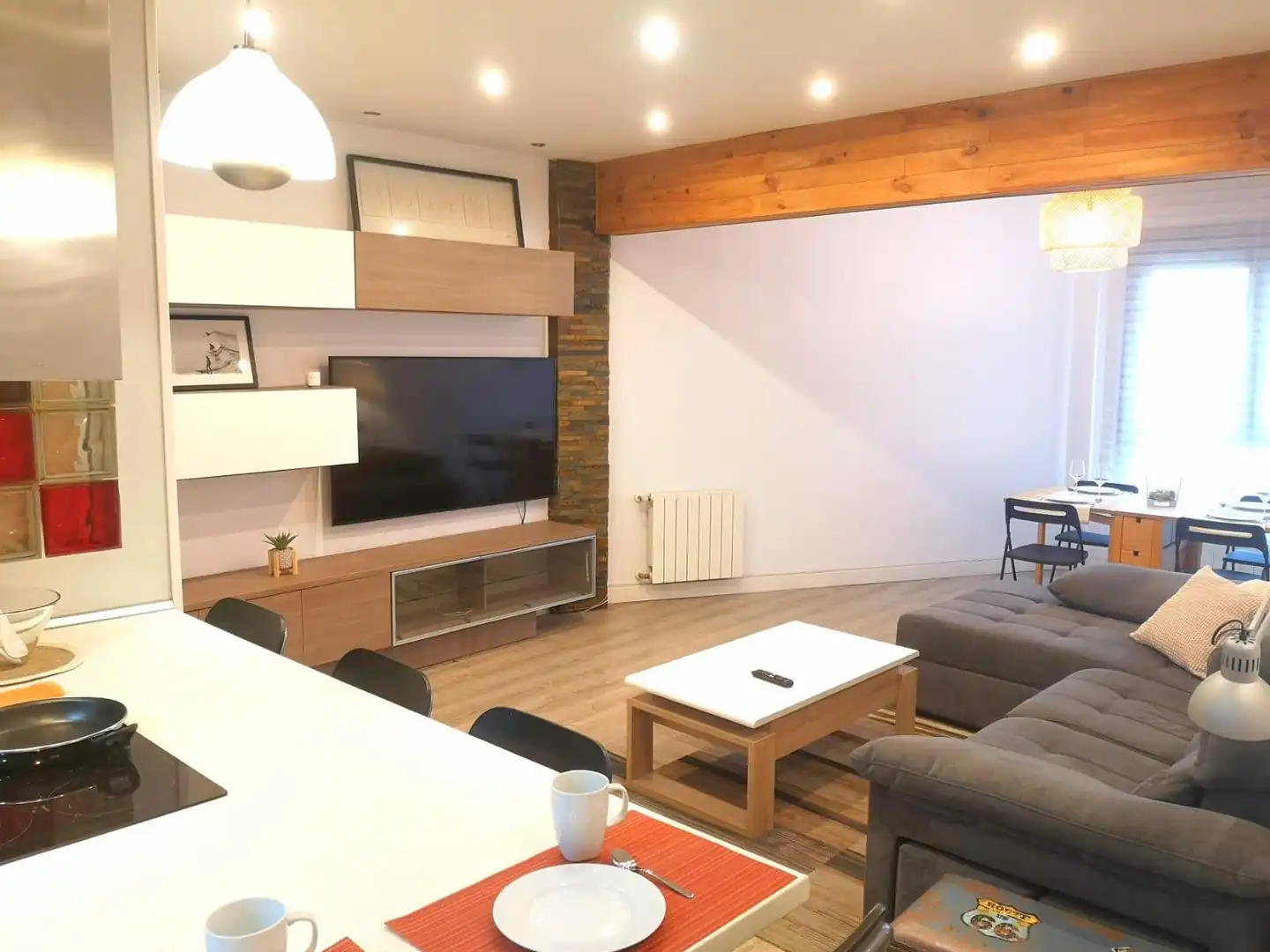 Sala de estar de Piso de alquiler en Bilbao 