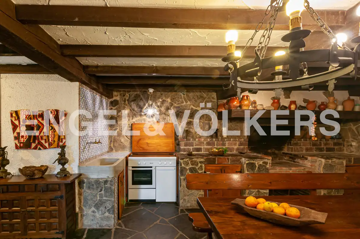 Küche von Haus oder Chalet zum Verkauf in Villaviciosa mit Heizung, Privatgarten und Parkett