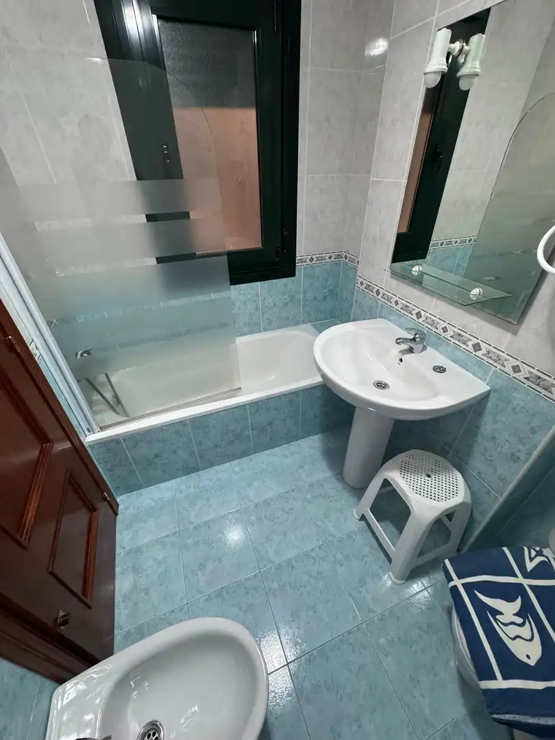 Bathroom of Flat for sale in Cangas   with Heating, Terrace and Storage room