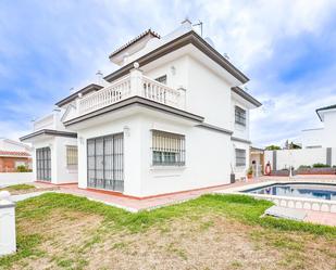 Exterior view of House or chalet for sale in Málaga Capital  with Air Conditioner, Terrace and Balcony