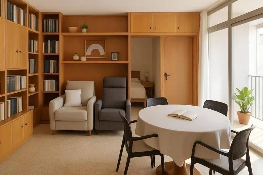 Living room of Flat for sale in  Barcelona Capital  with Balcony