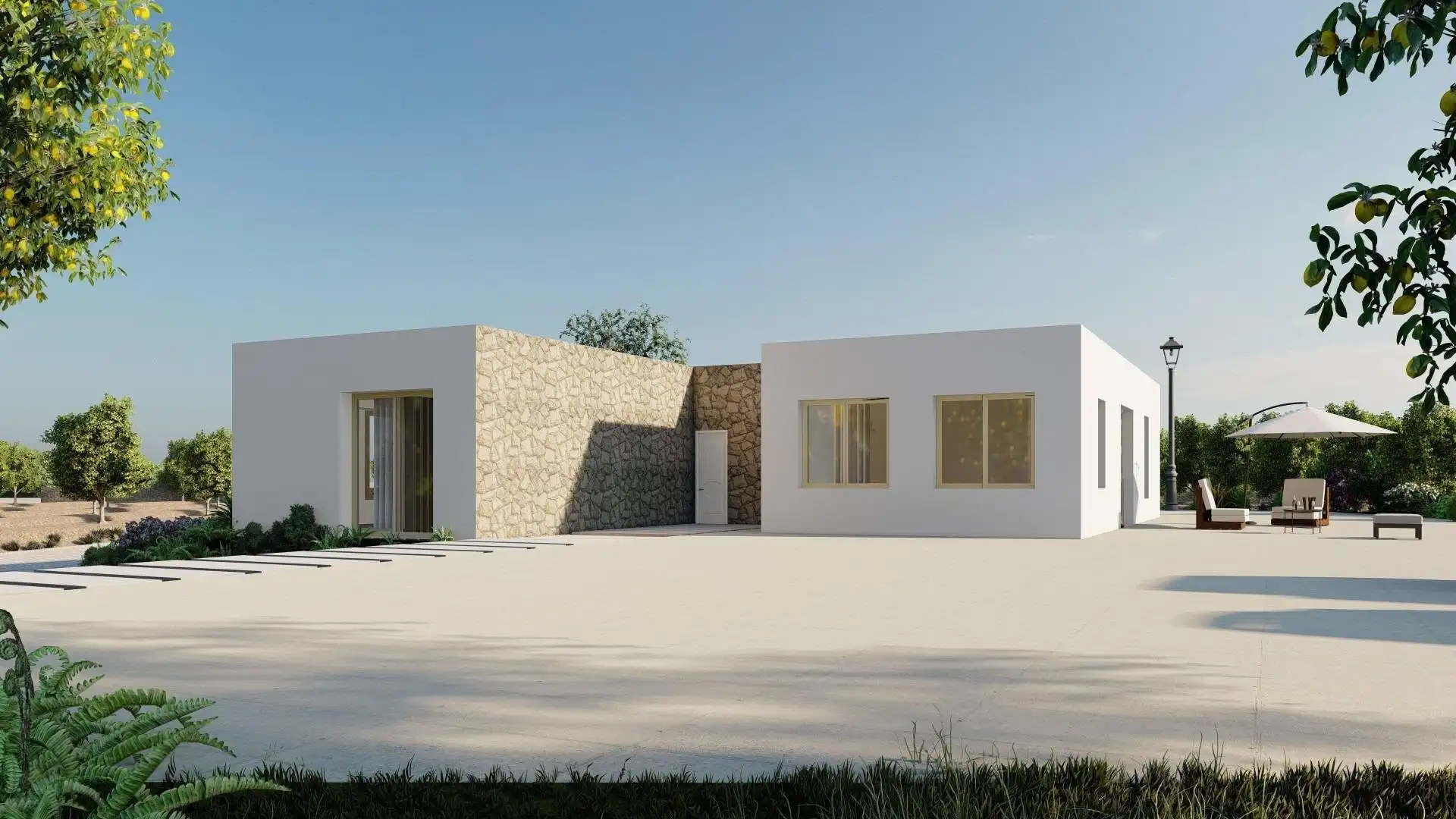 Vista exterior de Casa o chalet en venta en Benejúzar con Jardín privado, Terraza y Piscina