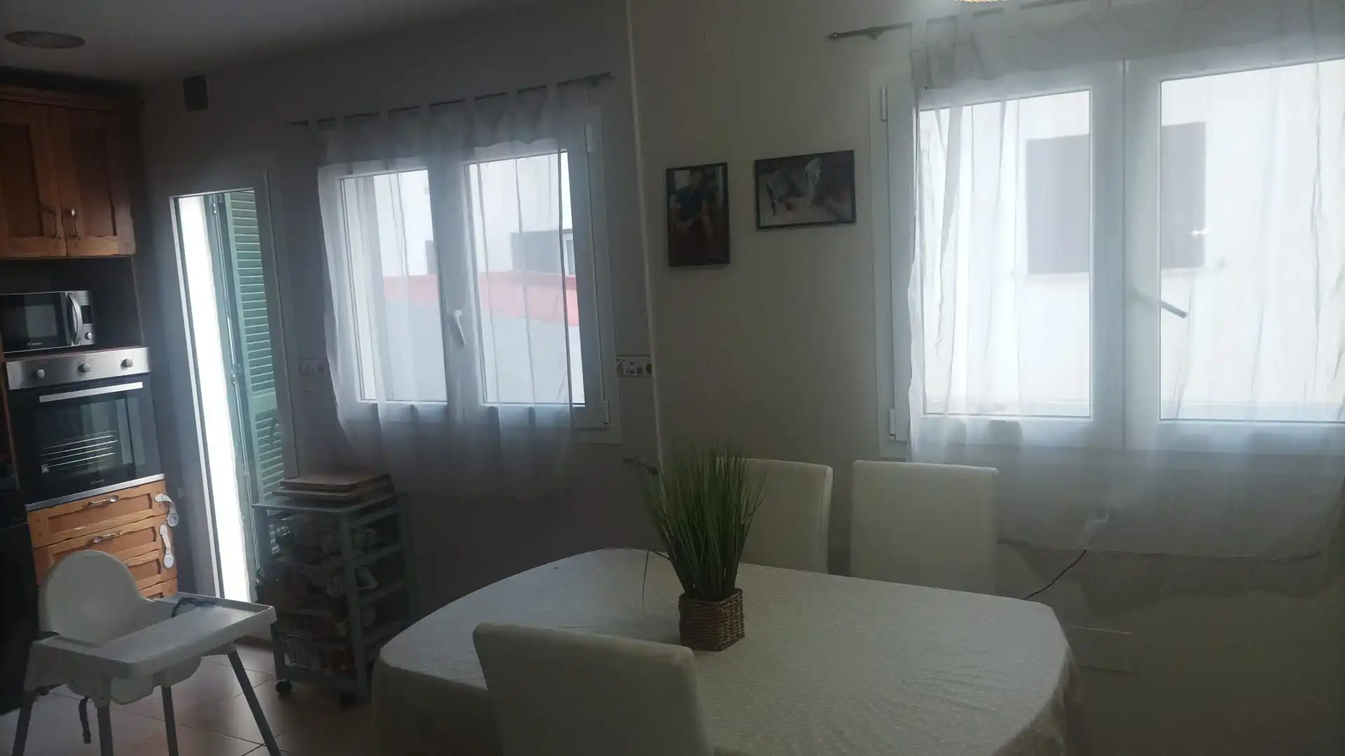 Menjador de Casa adosada en venda en La Línea de la Concepción amb Aire condicionat, Jardí privat i Terrassa