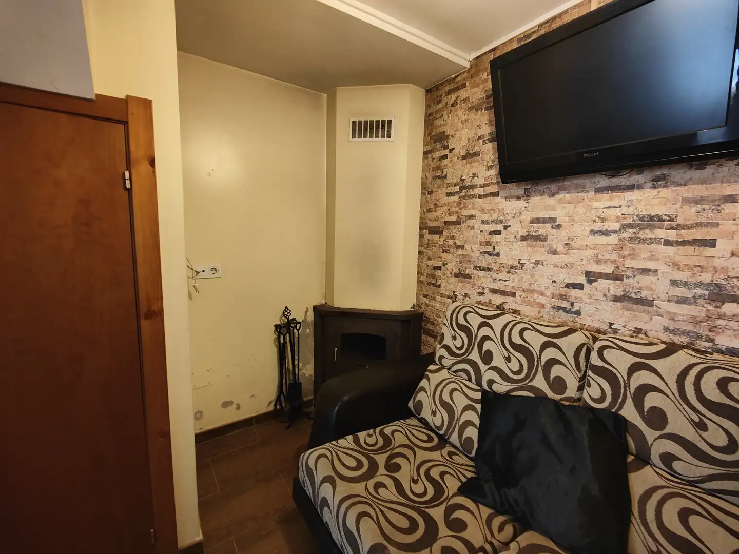 Sala de estar de Casa adosada en venta en Rianxo con Terraza