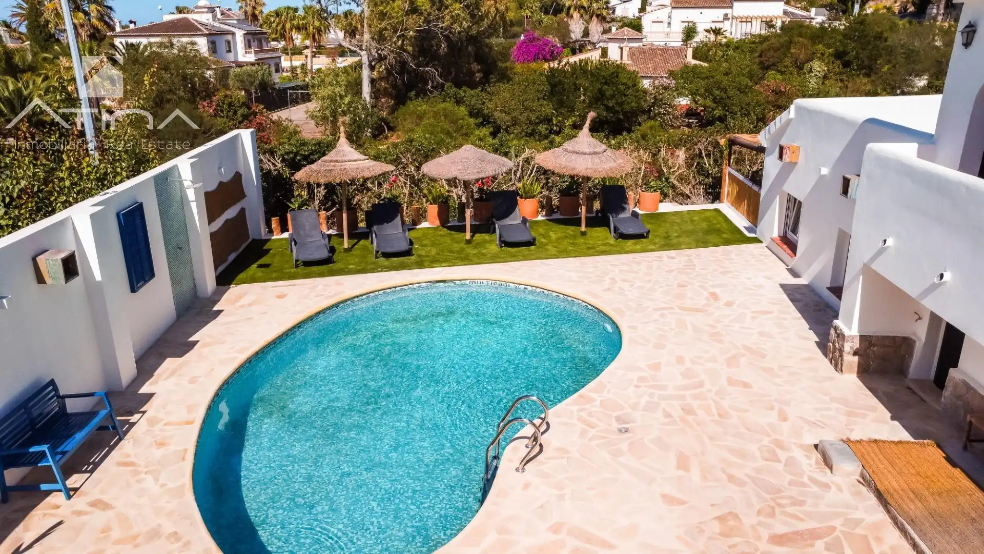 Swimming pool of Houses for sale in Jávea / Xàbia  with Air Conditioner, Private garden and Terrace