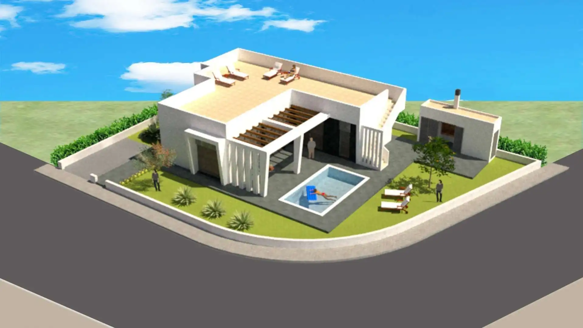 Casa con piscina en venta en La Alberca