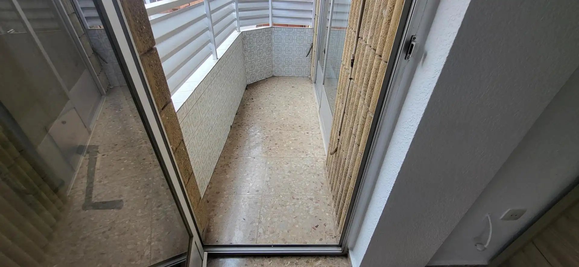 Balcony of Flat for rent in Albacete  with Air Conditioner, Heating and Furnished