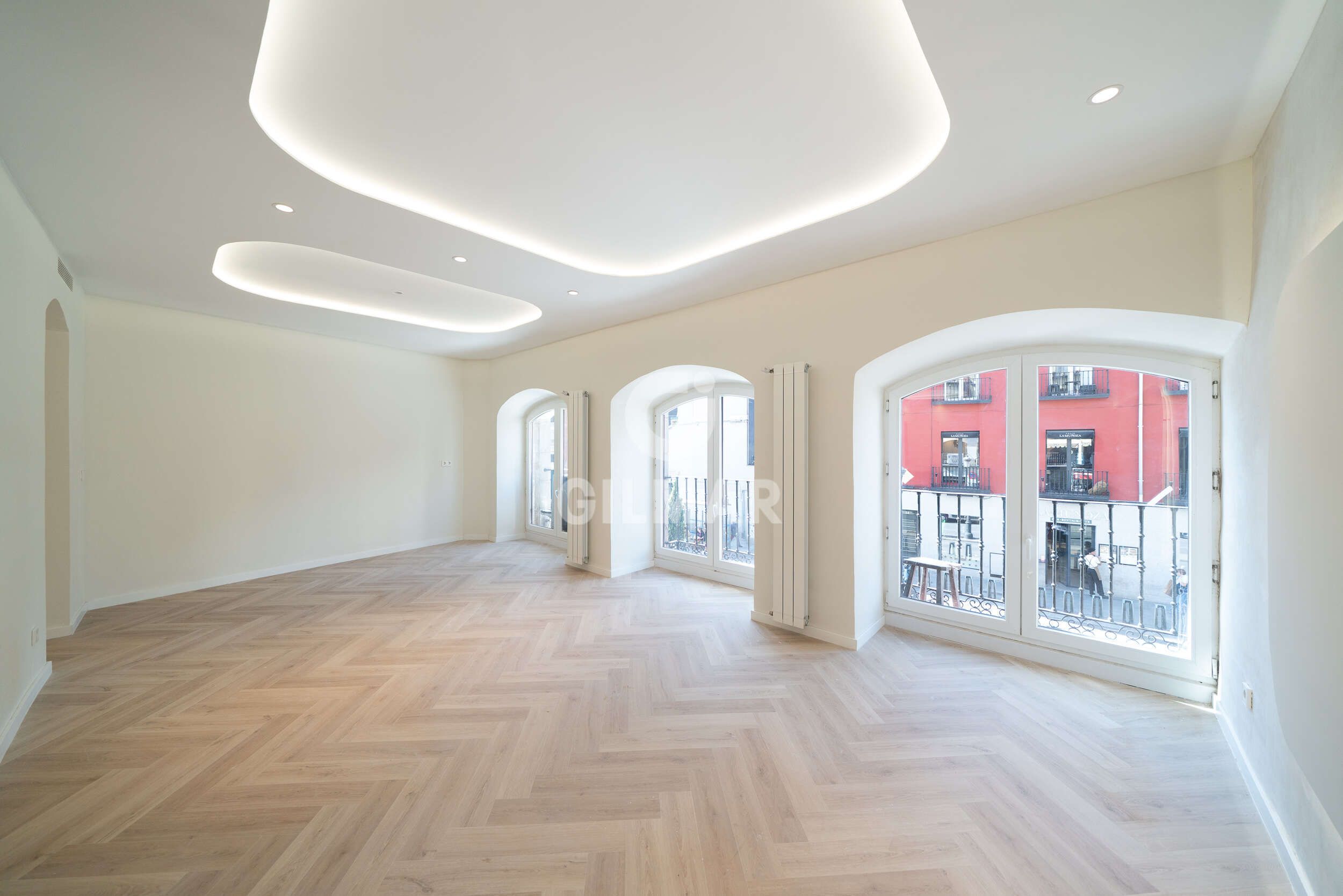Living room of Flat for sale in  Madrid Capital  with Heating