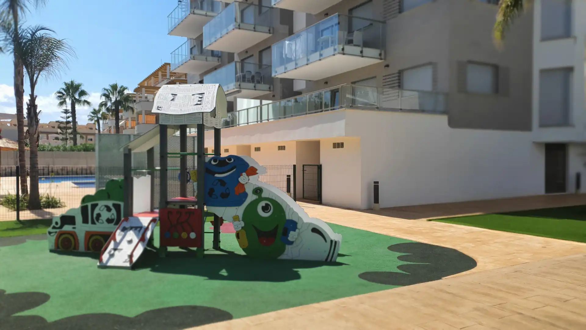 Parking de Apartamento de alquiler en Oliva con Aire acondicionado, Calefacción y Terraza