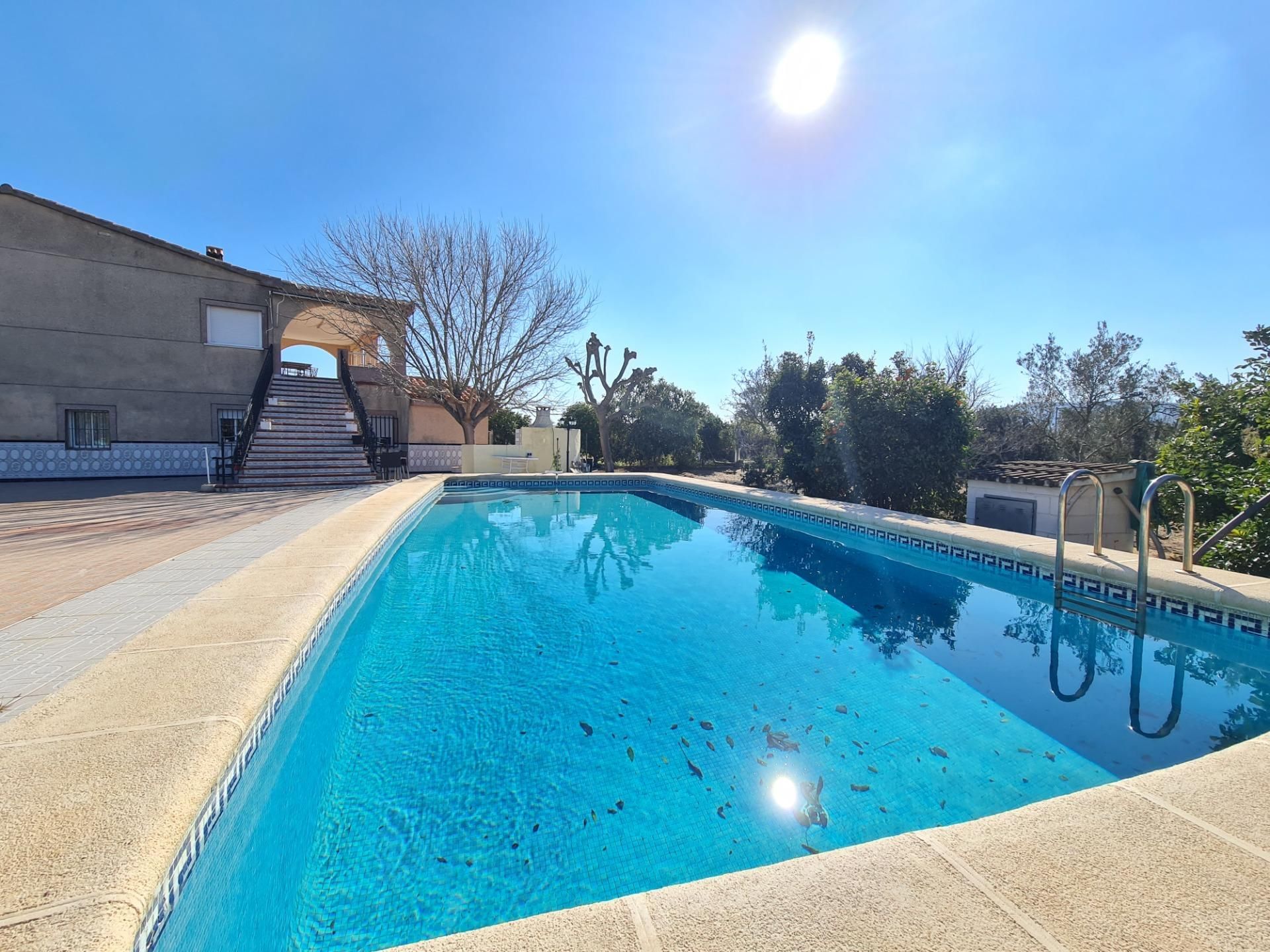 Swimming pool of Single-family semi-detached for sale in Gandia  with Private garden, Terrace and Storage room