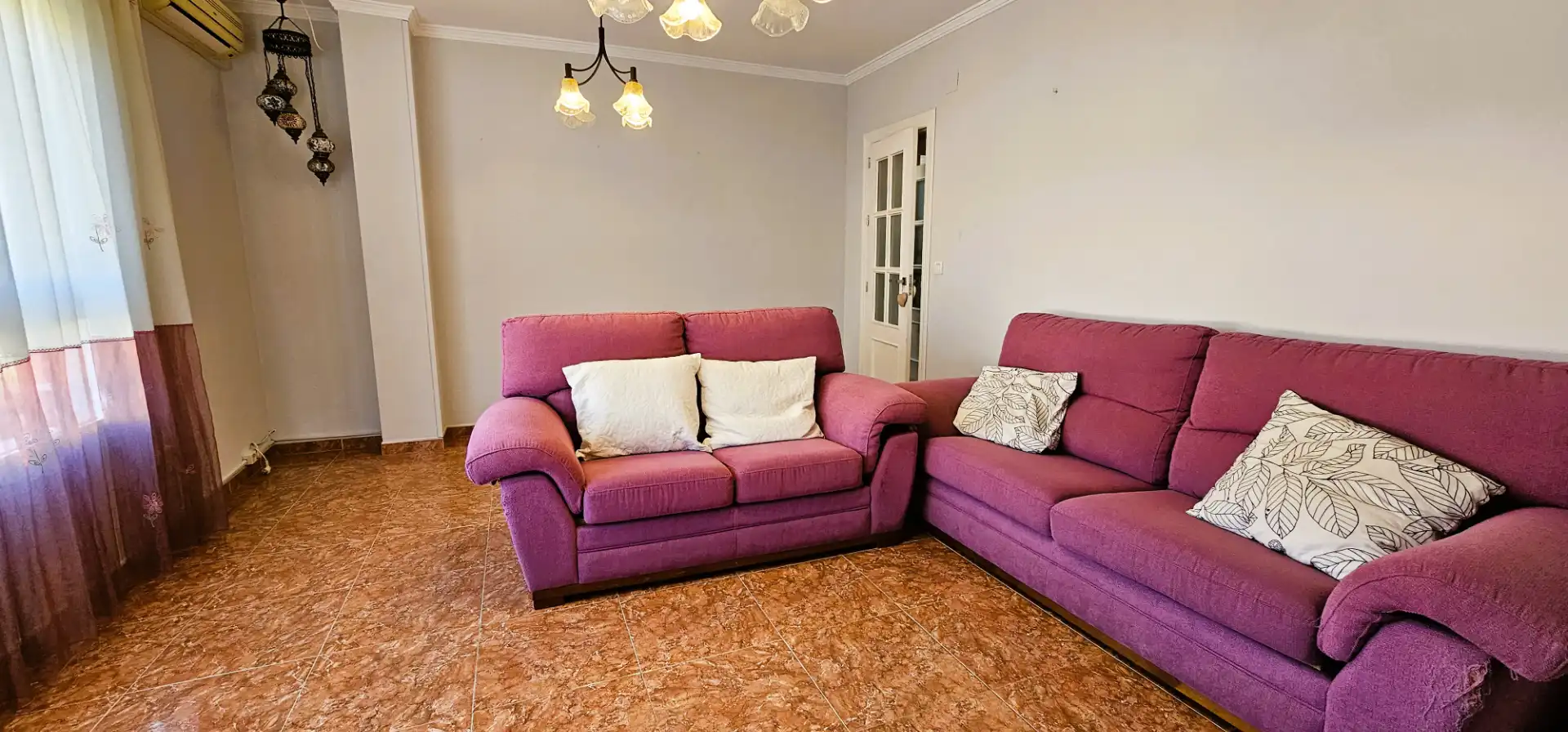 Sala de estar de Piso en venta en Totana con Aire acondicionado, Amueblado y Horno