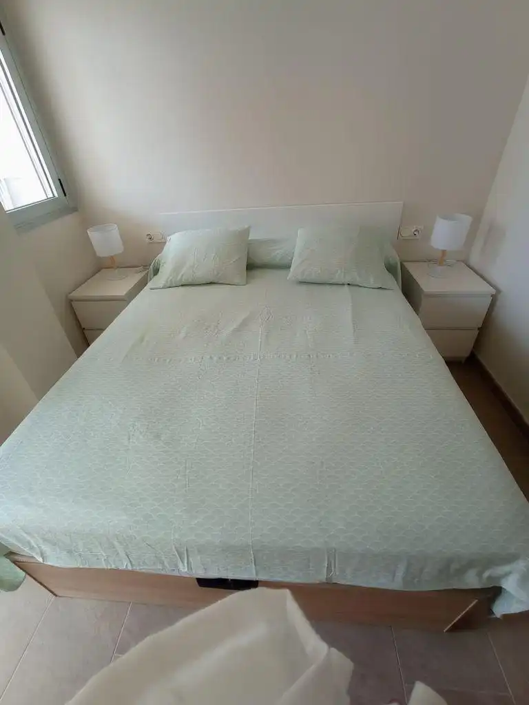 Bedroom of Flat for rent in Roquetas de Mar  with Heating, Terrace and Furnished