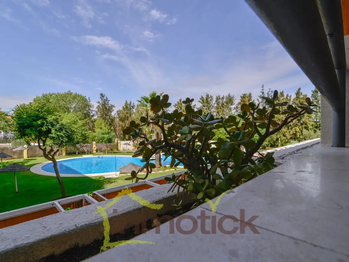 Garten von Wohnung zur Miete in El Portil mit Möbliert