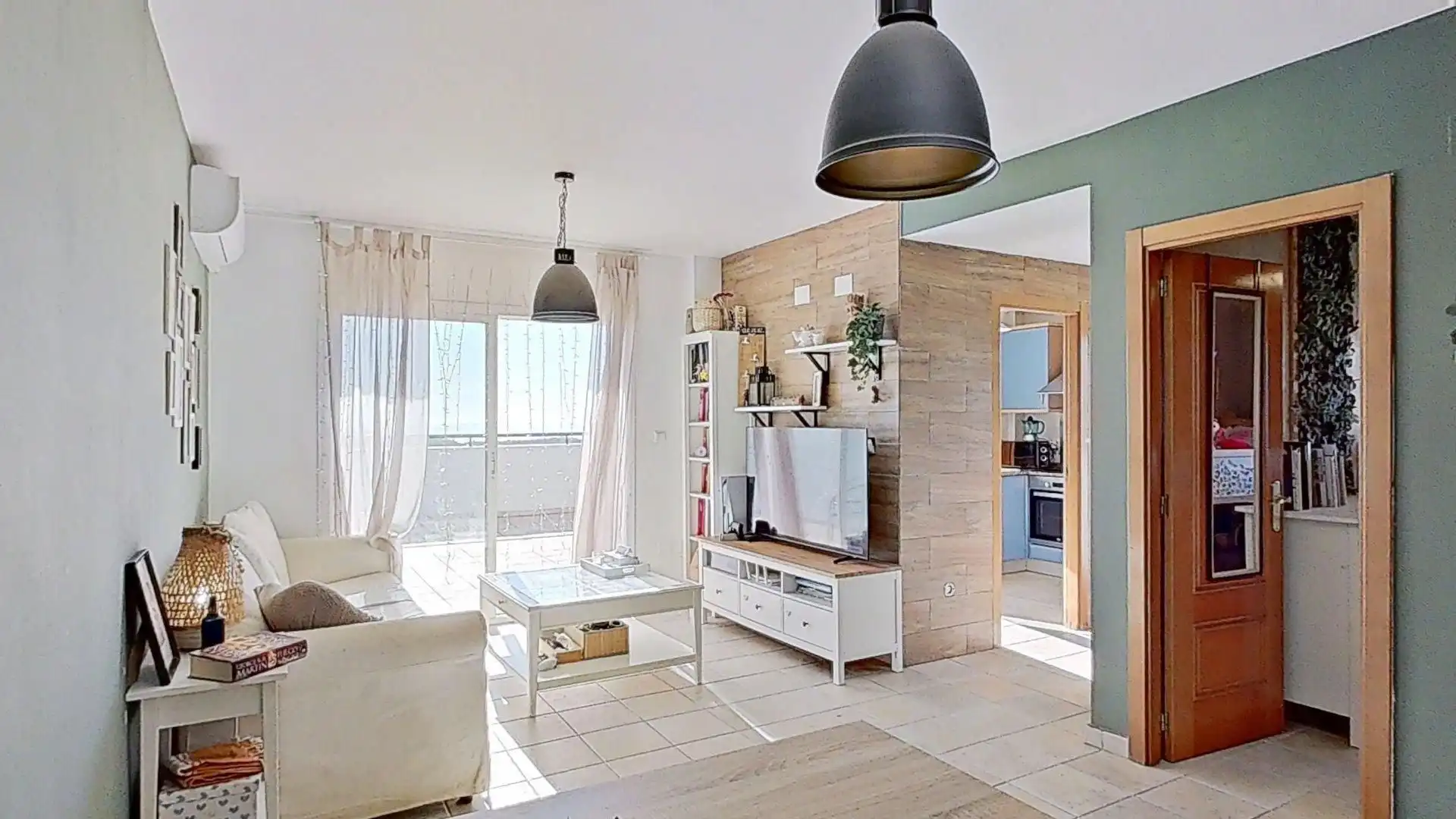 Sala d'estar de Apartament en venda en Villajoyosa / La Vila Joiosa amb Aire condicionat, Calefacció i Terrassa