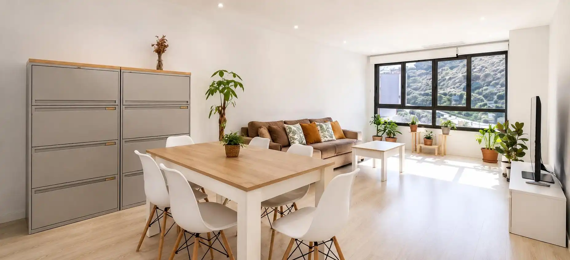 Living room of Flat for rent in Alicante / Alacant  with Air Conditioner, Heating and Storage room
