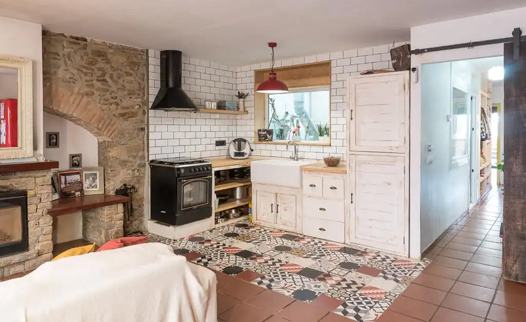 Cocina de Planta baja en venta en Sant Julià de Vilatorta con Calefacción, Jardín privado y Terraza