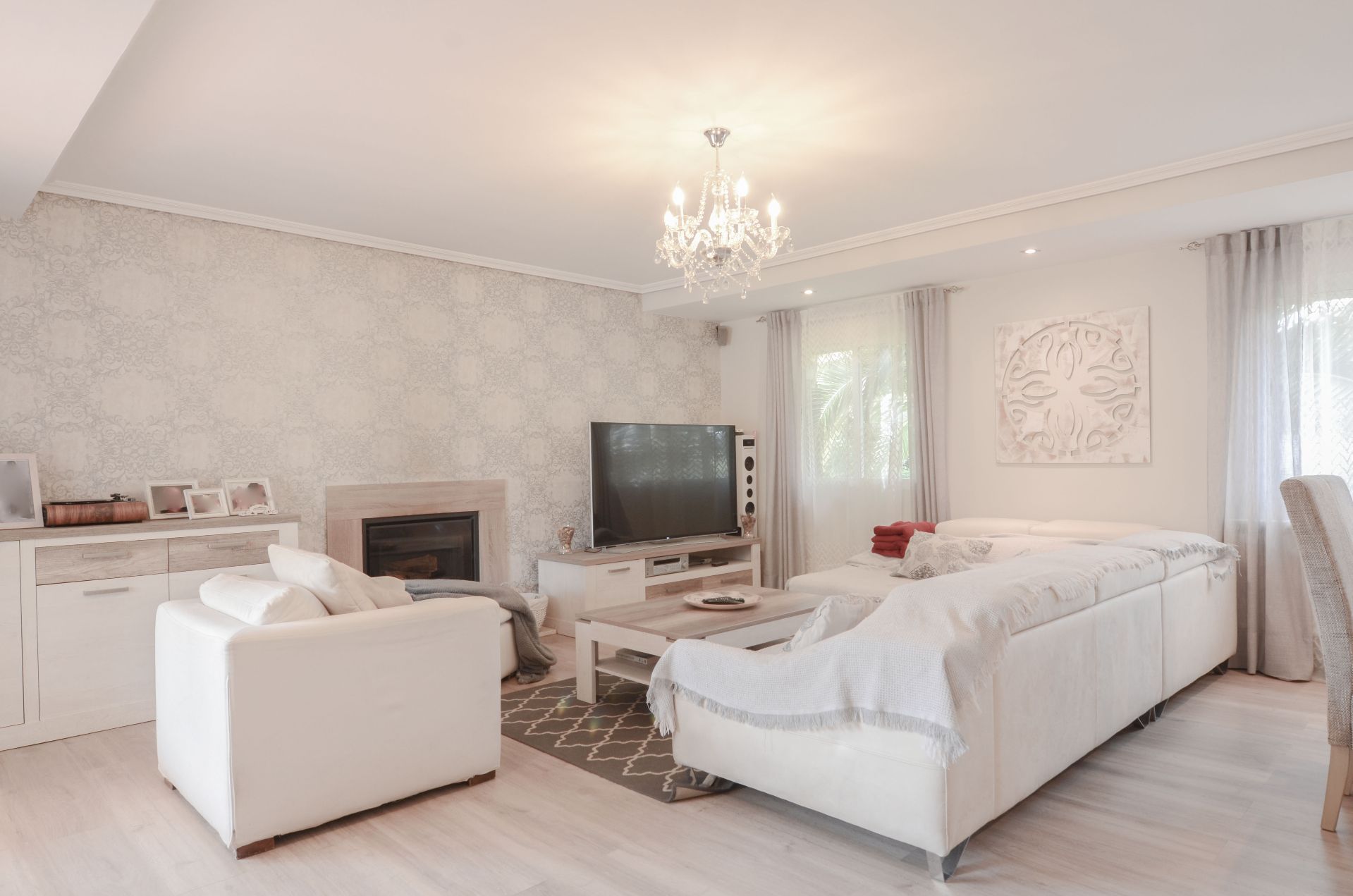 Living room of House or chalet for sale in Brunete  with Heating, Private garden and Storage room