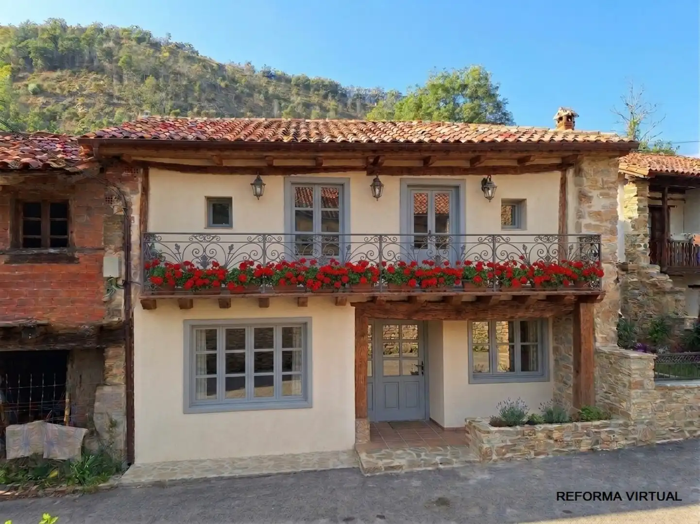 Vista exterior de Casa adosada en venta en Los Tojos  con Jardín privado y Trastero