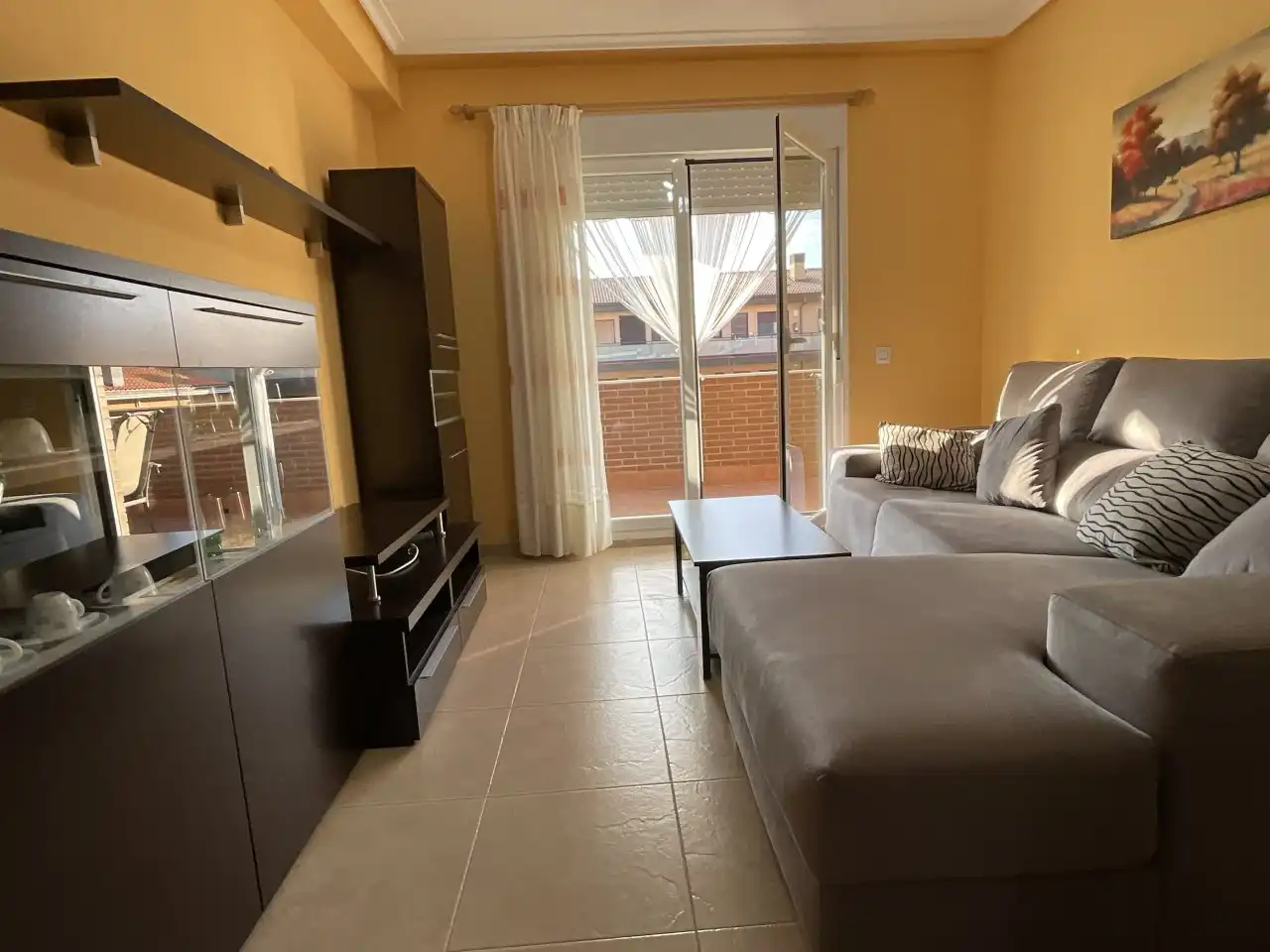 Living room of Flat for sale in Alesanco  with Heating, Terrace and Furnished