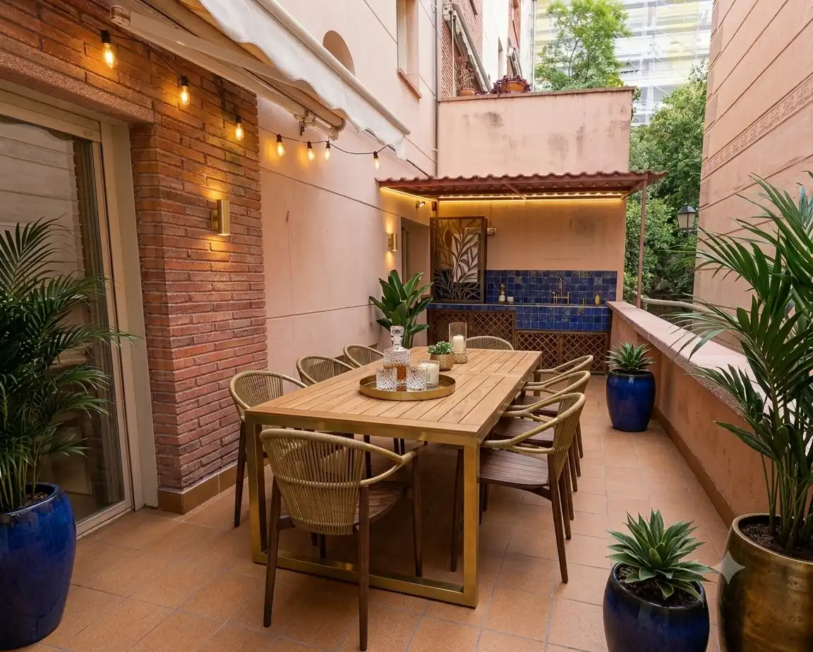 Terraza de Dúplex en venta en Barcelona con Calefacción, Jardín privado y Terraza