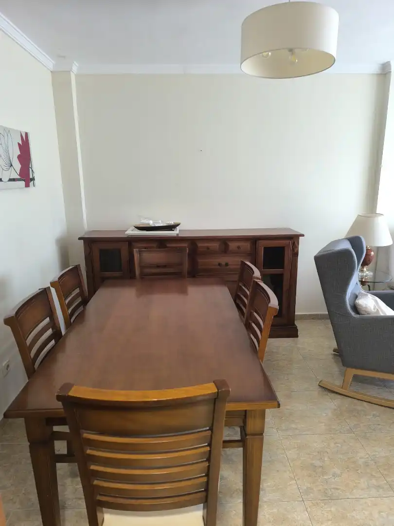 Comedor de Piso de alquiler en Melilla con Aire acondicionado, Amueblado y Horno