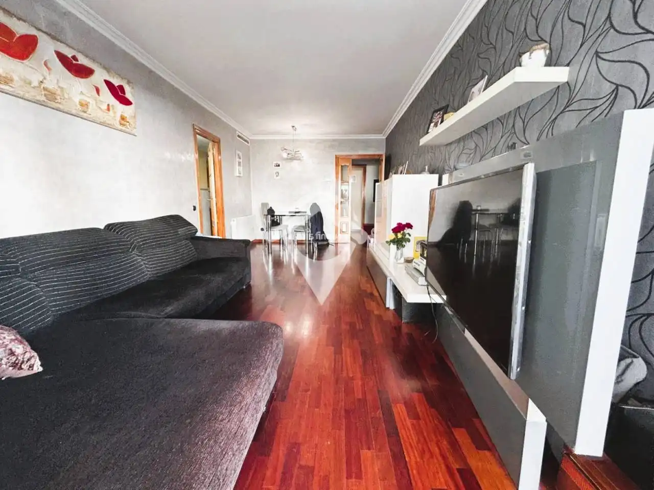 Sala de estar de Piso en venta en Sabadell con Aire acondicionado, Calefacción y Parquet